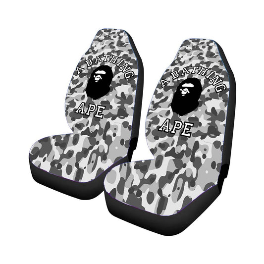 A Bathing Ape Grey car Seat Covers