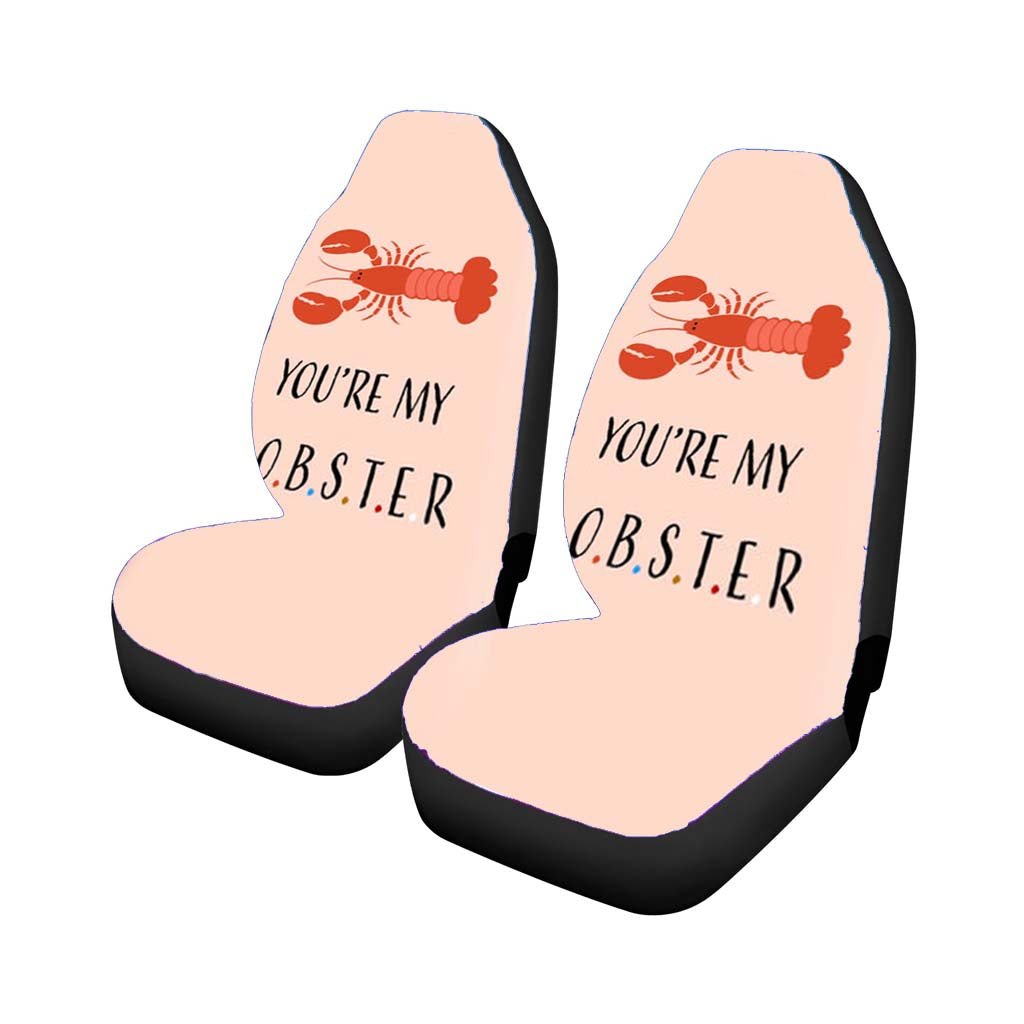 A Monkeys - Pink car Seat Covers