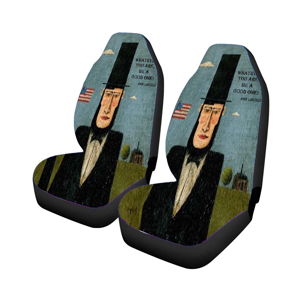 Abe Lincoln car Seat Covers
