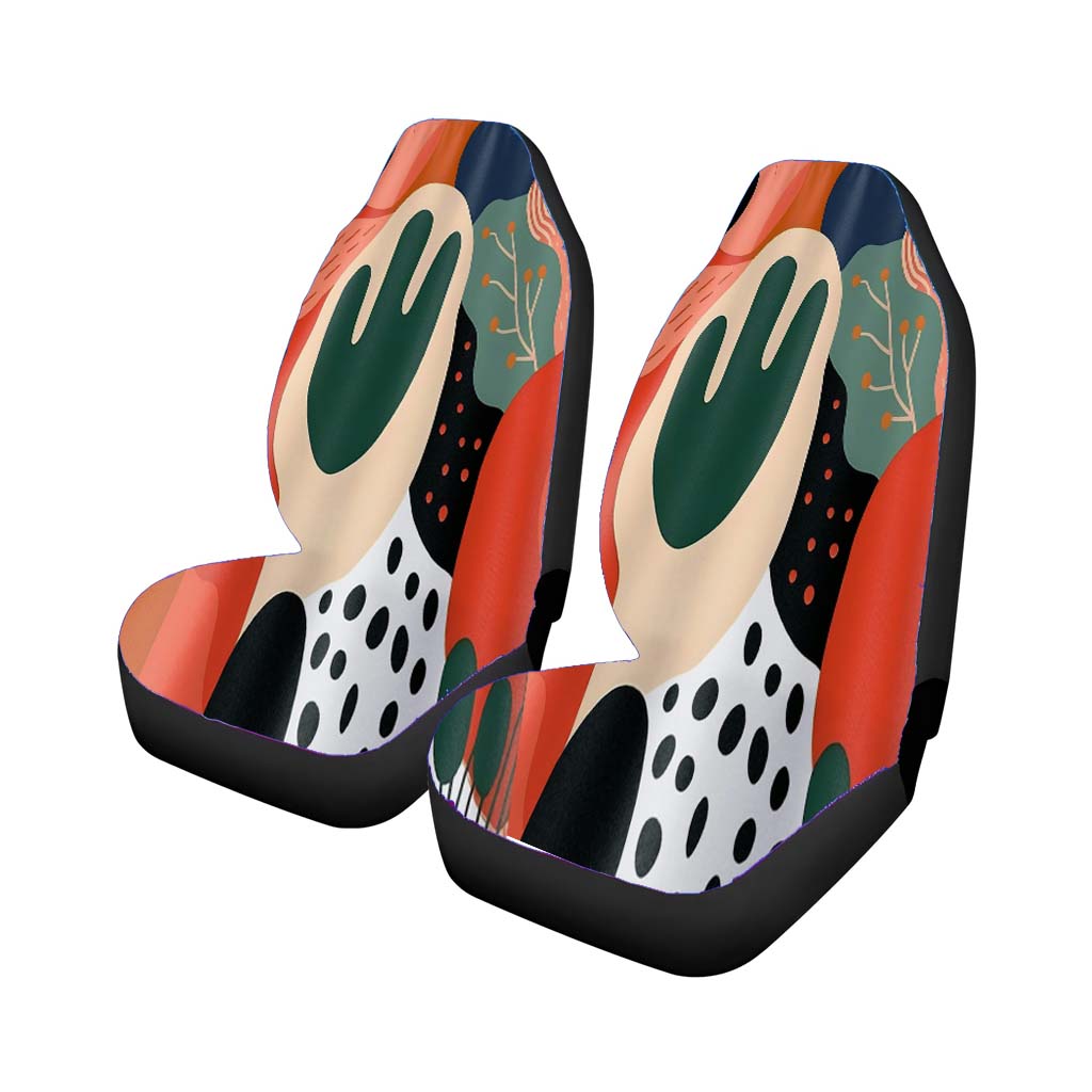 Abstract Cactus car Seat Covers