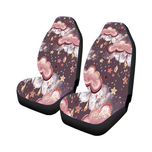 Abstract Clouds And Stars Car Seat Covers