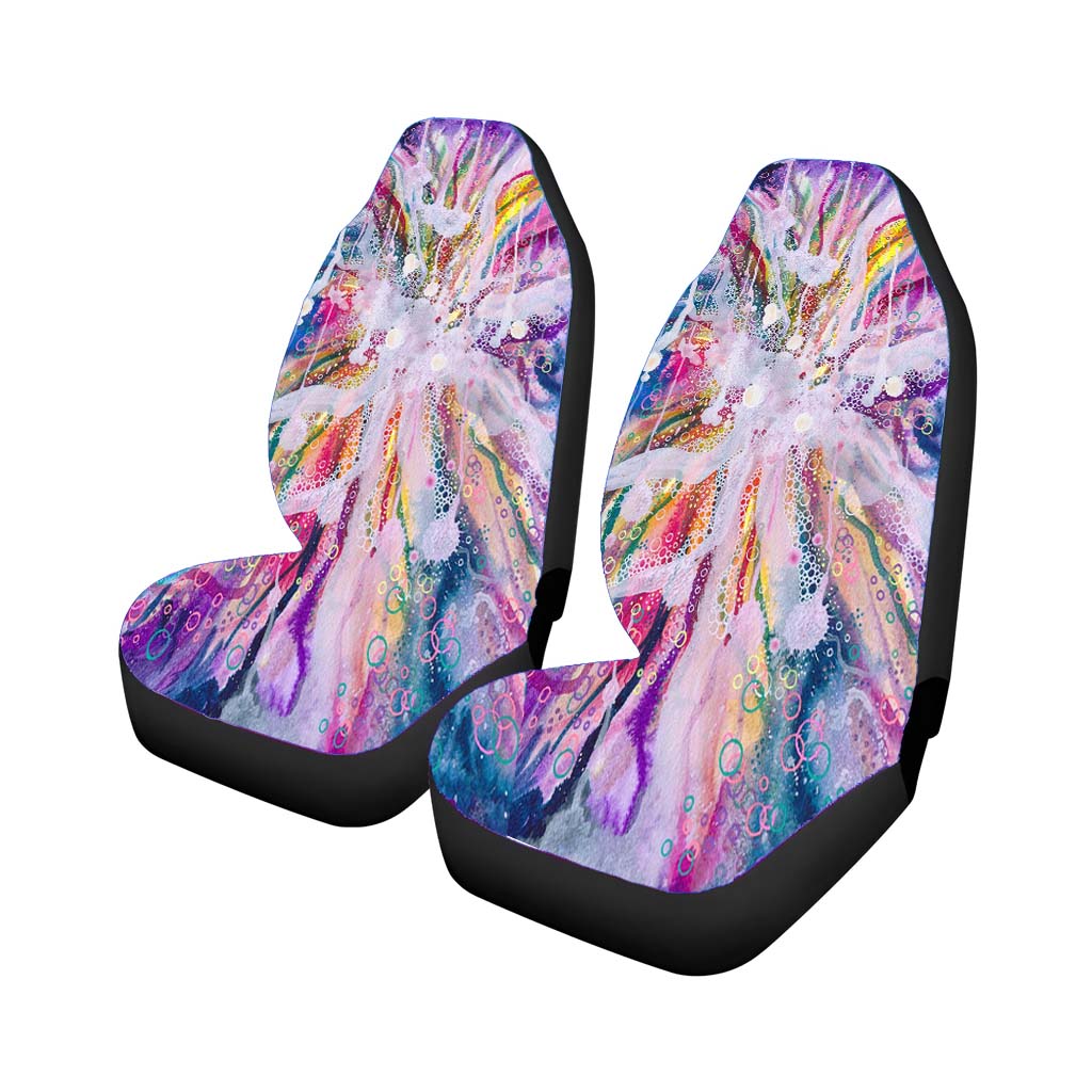 Abstract Paint August car Seat Covers