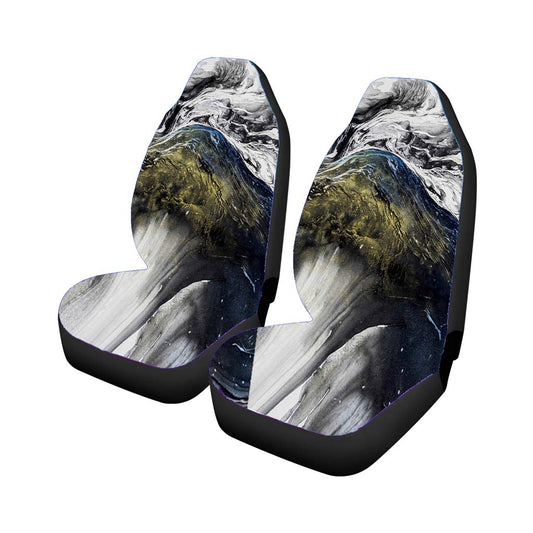 Abstract Water Paint Car Seat Covers