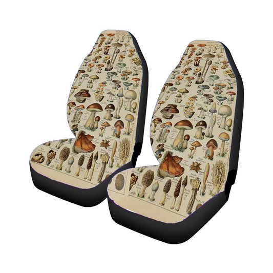 Adolphe Millot'S Mushroom Universal Fit Car Seat Covers