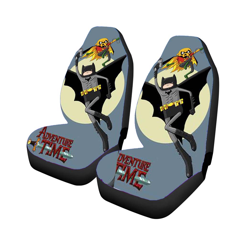 Adventure Time Batman And Robin car Seat Covers