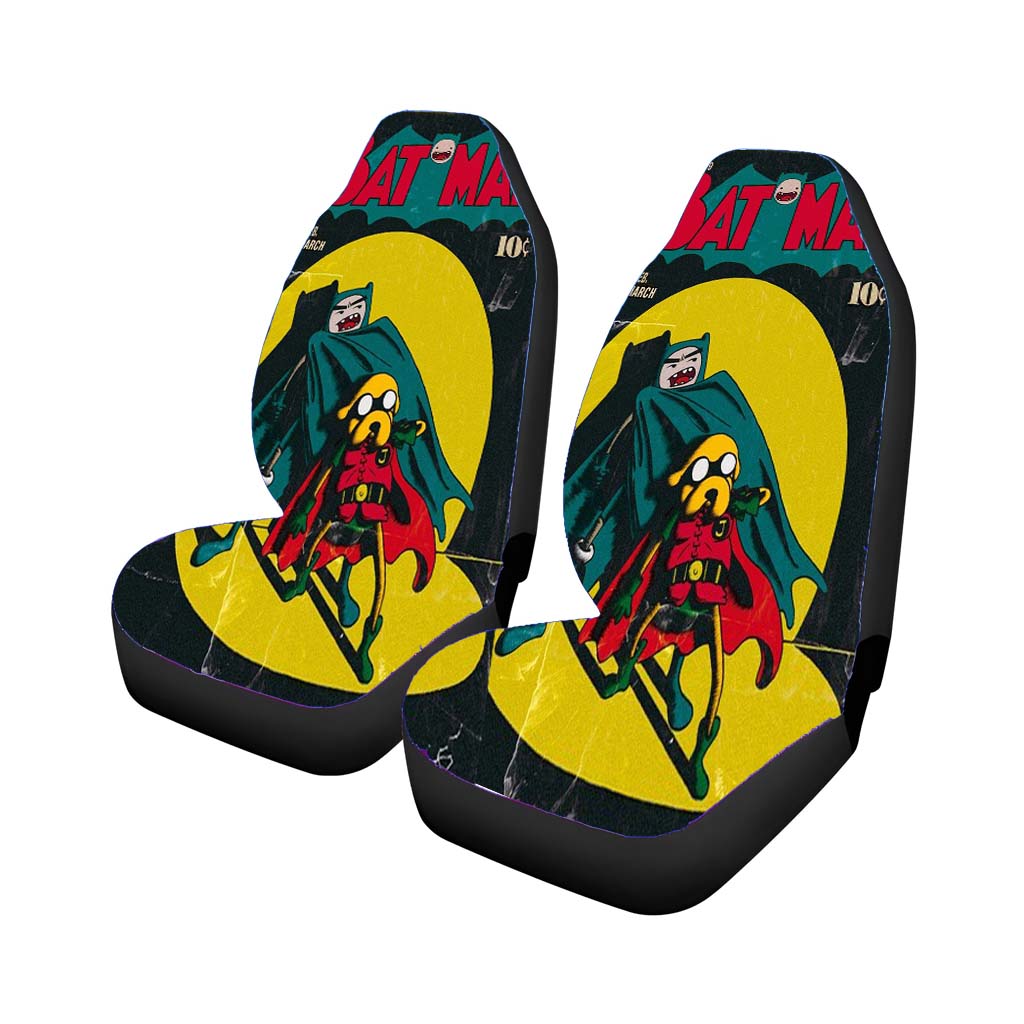 Adventure Time Batman And Robin Comic car Seat Covers