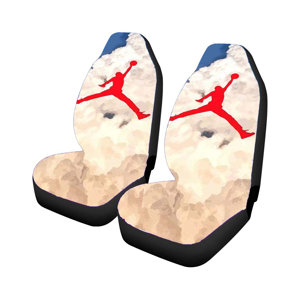 Air Jordan Logo In Sky car Seat Covers