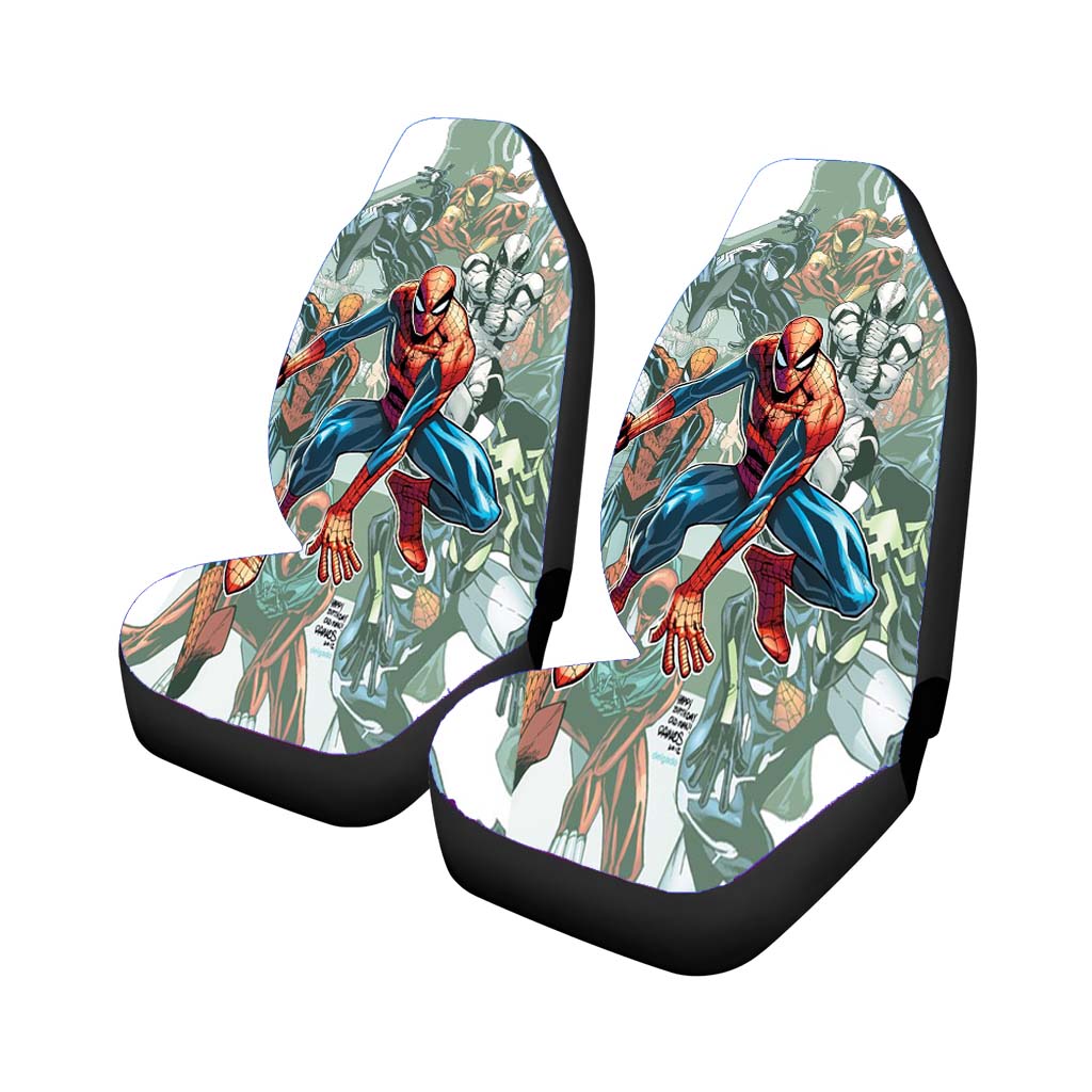 All Spidey Spiderman Characters Collage car Seat Covers