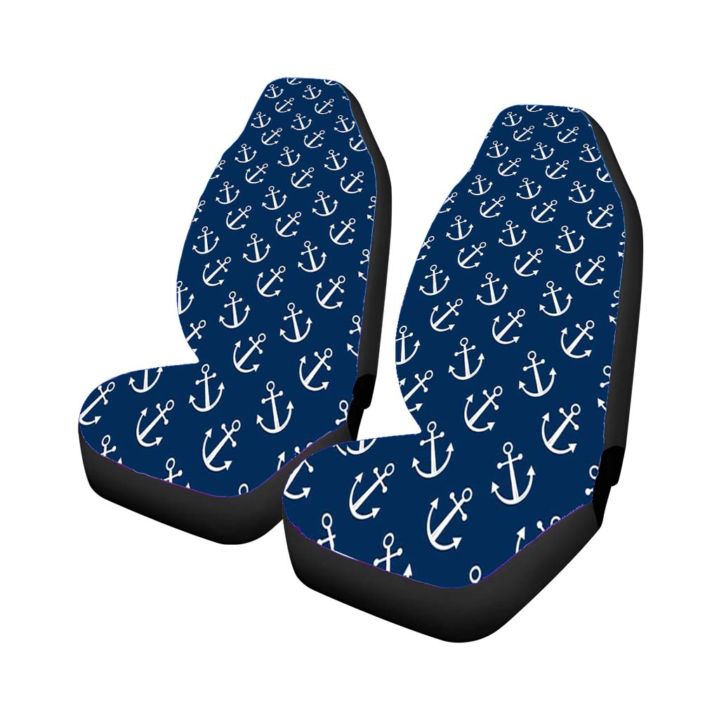 Anchor Pattern Blue Style car Seat Covers