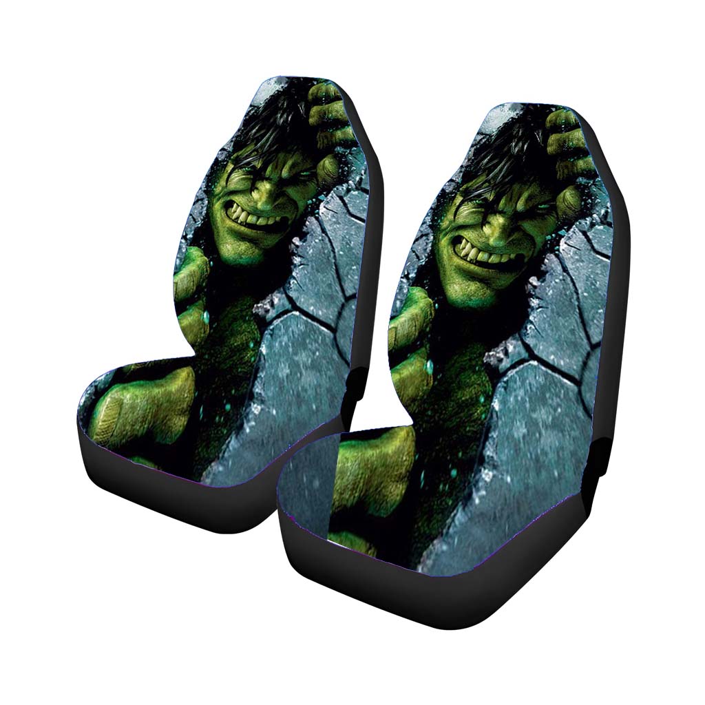 Angry Hulk car Seat Covers