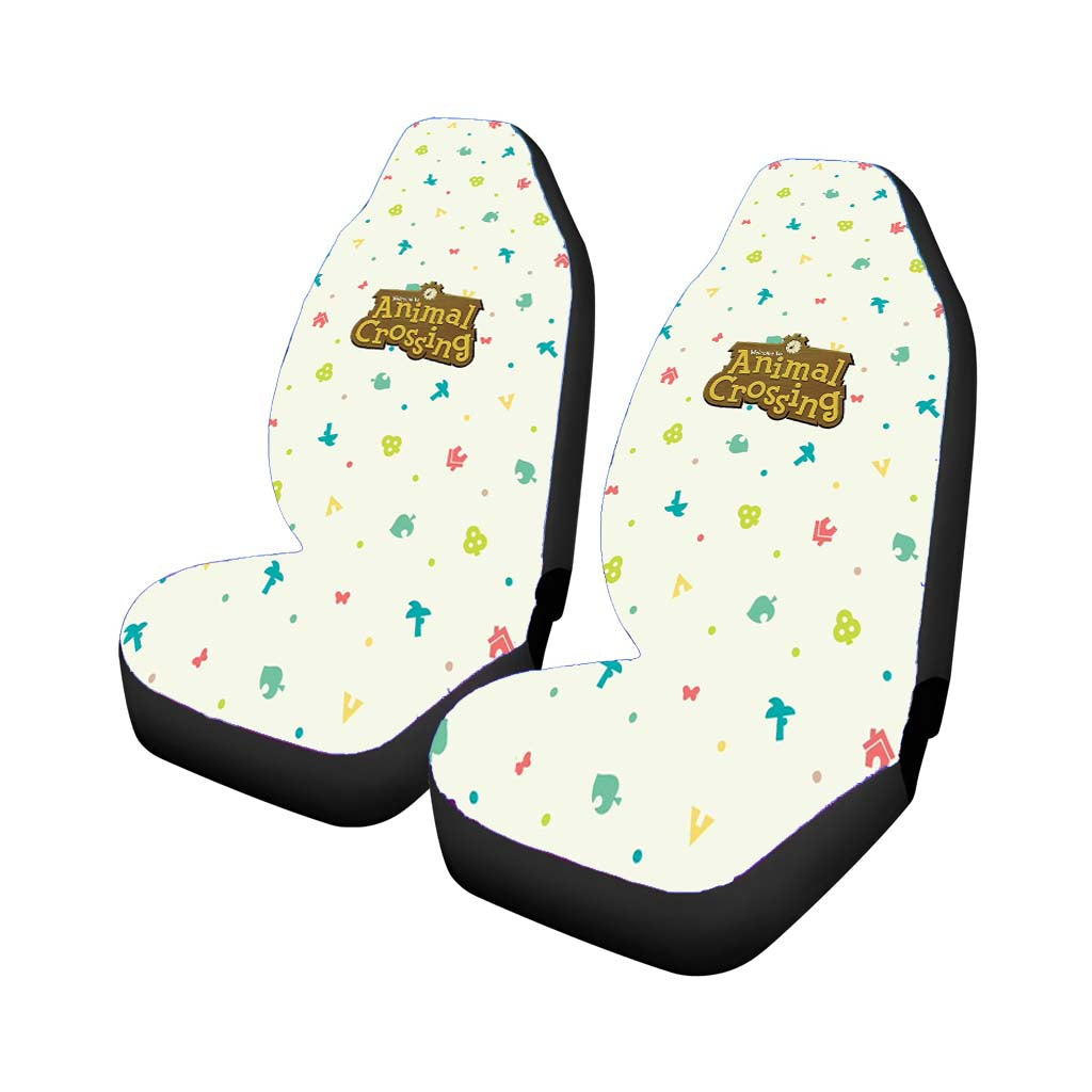 Animal Crossing Logo Pattern car Seat Covers