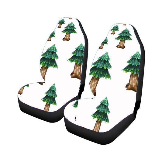 Animal Crossing Tree Random Pattern Universal Fit Car Seat Covers