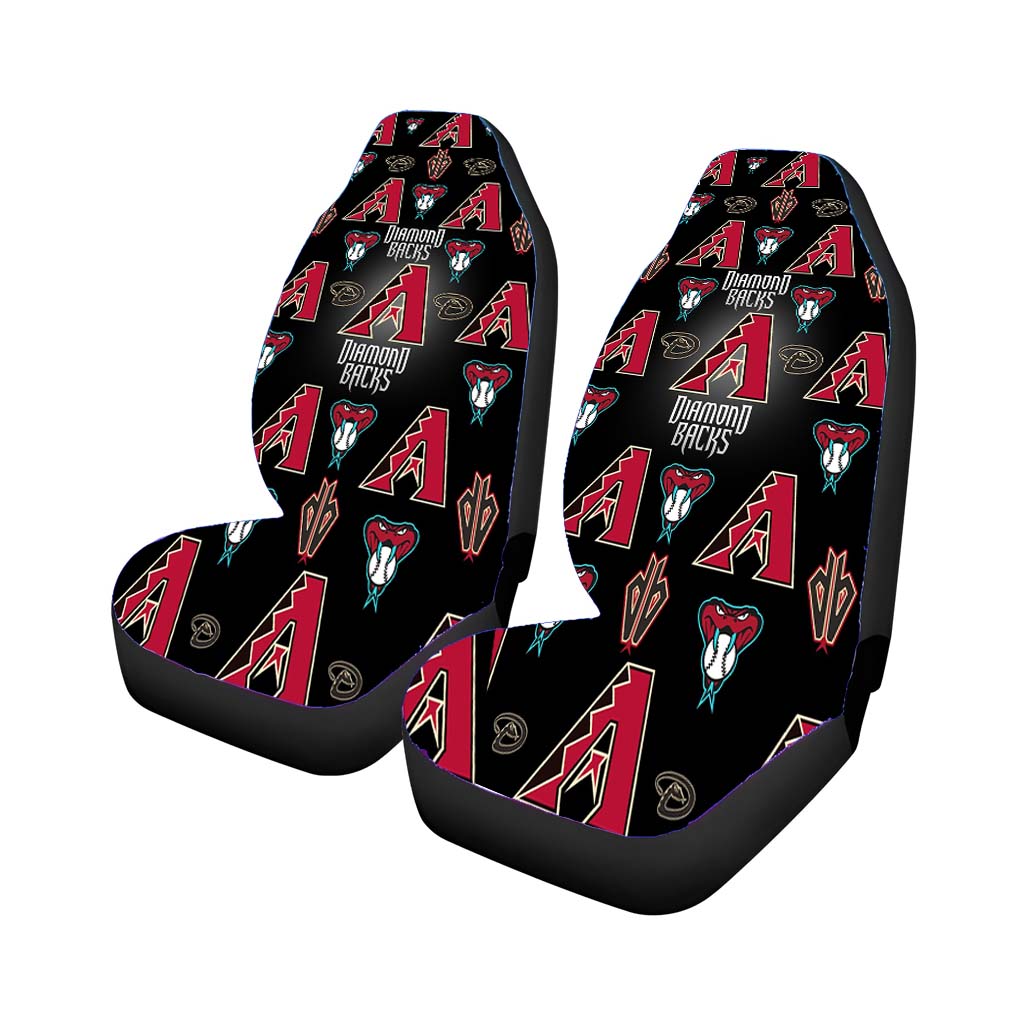 Arizona Diamondbacks Logo Pattern Black car Seat Covers