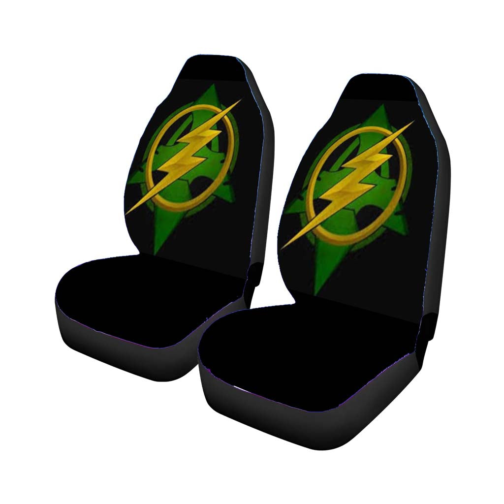Arrow Vs The Flash Logo car Seat Covers