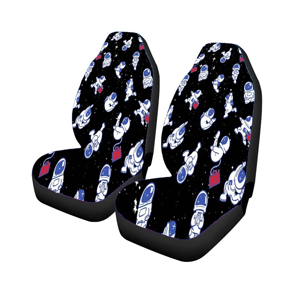 Astronaut Yoga Pattern car Seat Covers