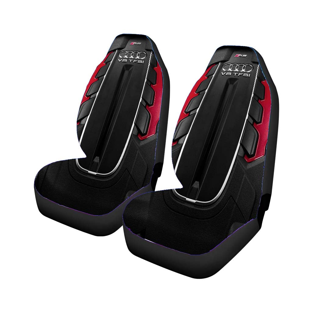 Audi Red Rs Engine Sports car Seat Covers