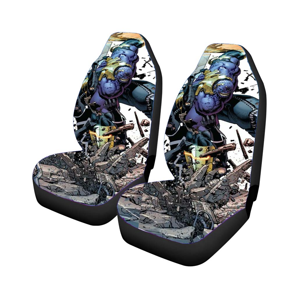 Avengers Blue Scream car Seat Covers