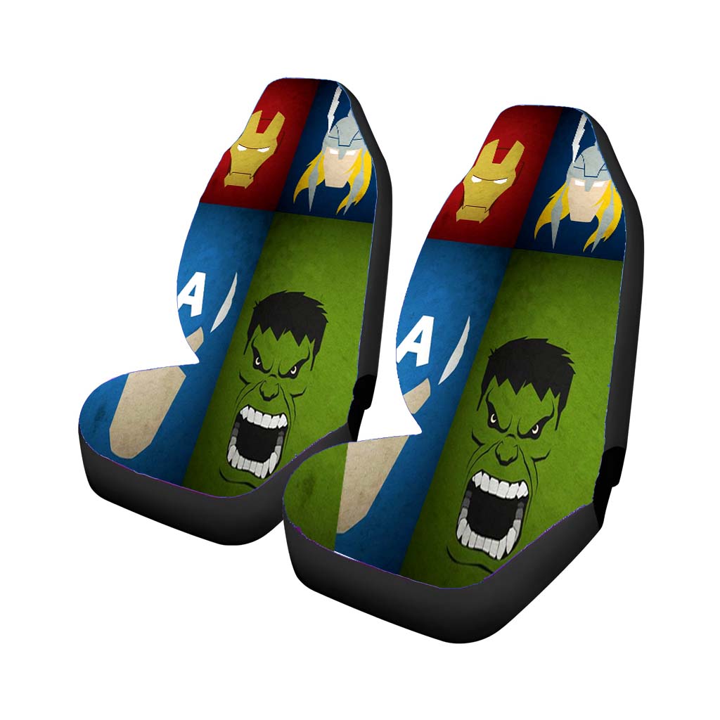 Avengers Cartoon car Seat Covers