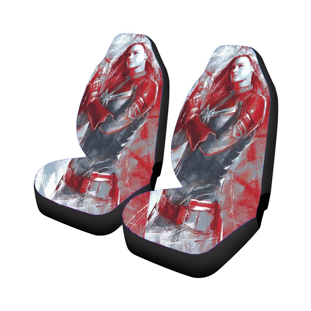 Avengers Endgame Captain Marvel car Seat Covers