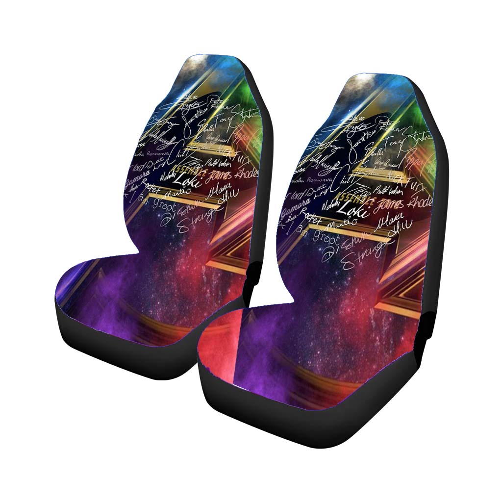 Avengers Heroes Signatures car Seat Covers