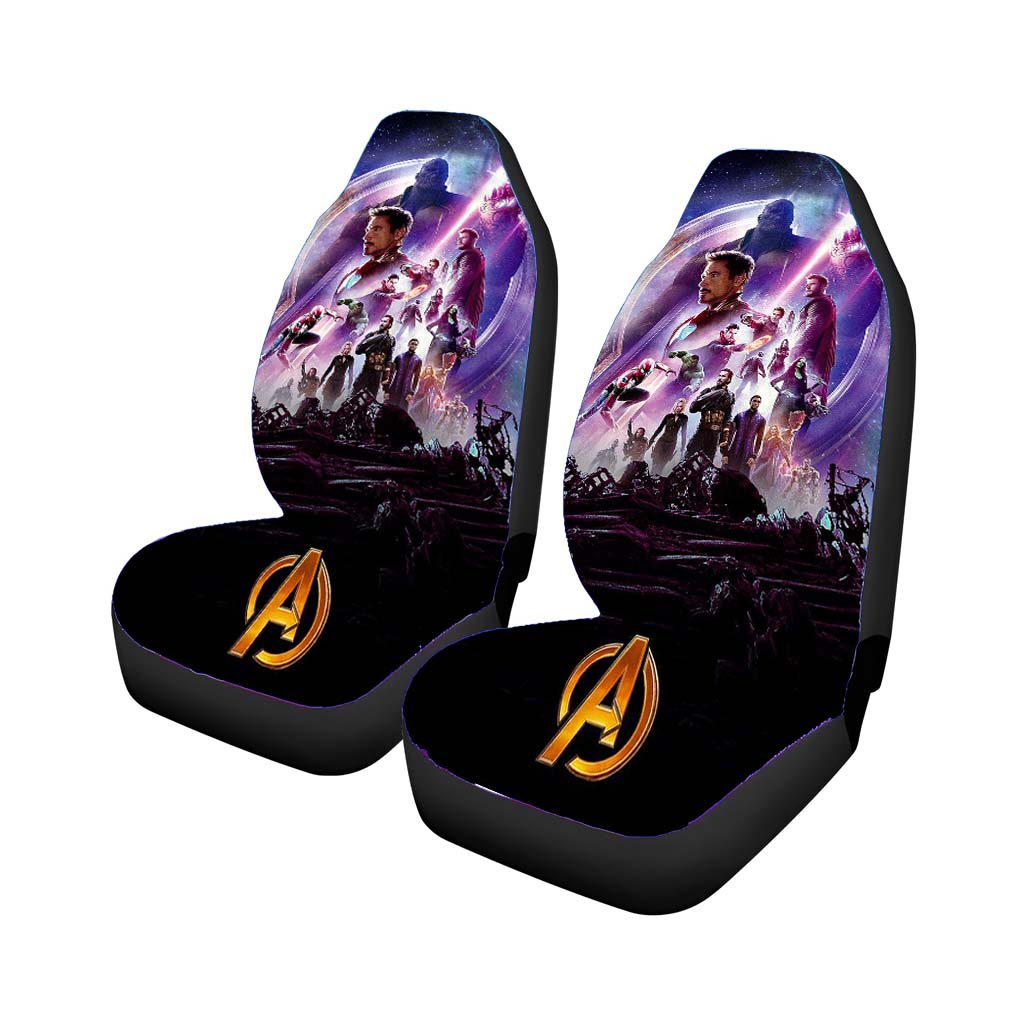 Avengers Infinity War Poster Purple car Seat Covers