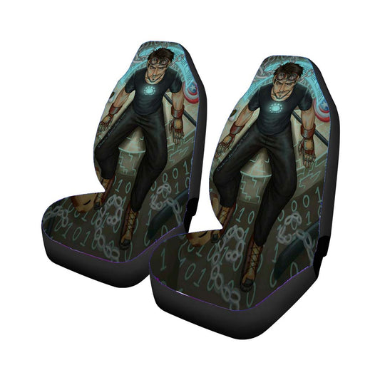 Avengers Iron Man Ilussion Car Seat Covers