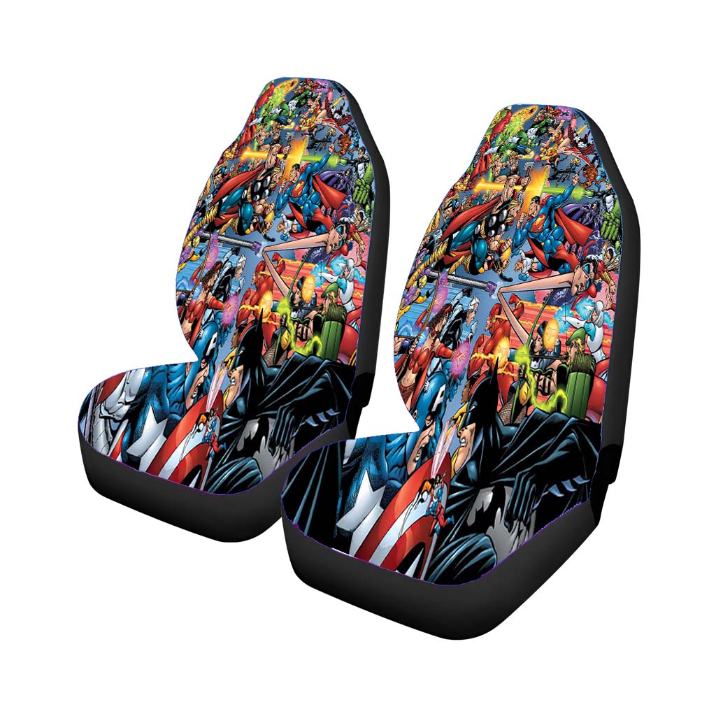 Avengers Vs Justice League car Seat Covers