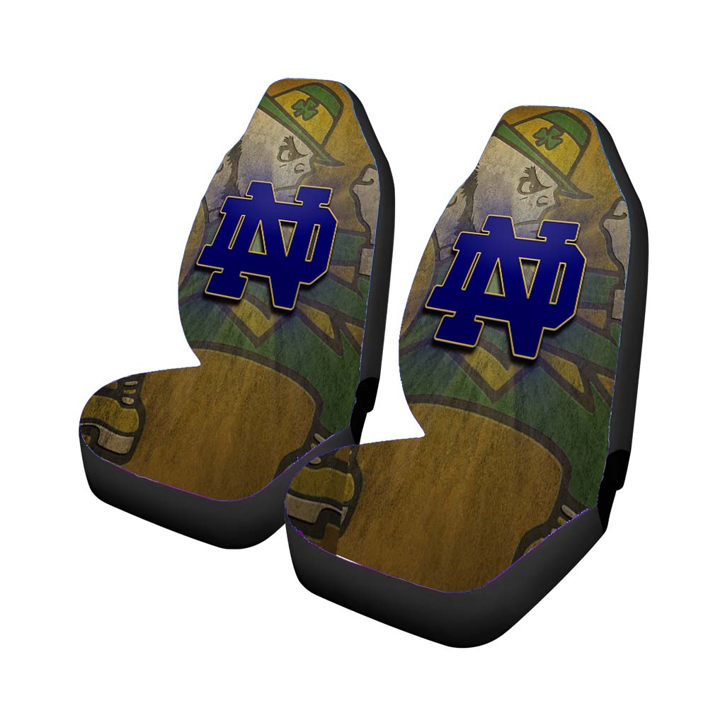 Awesome Notre Dame Fighting Irish Football Wallpaper car Seat Covers