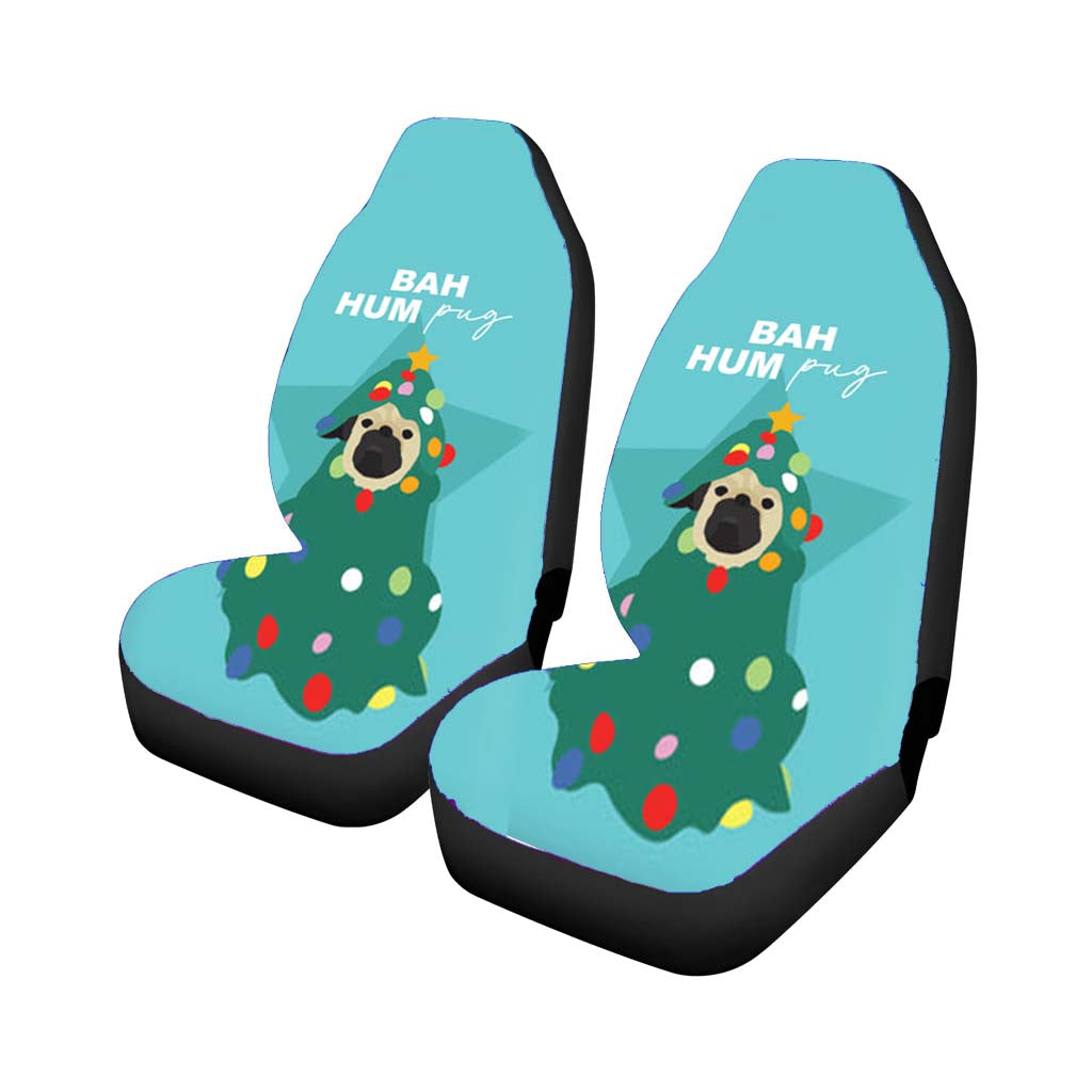 Bah Hum Pug car Seat Covers