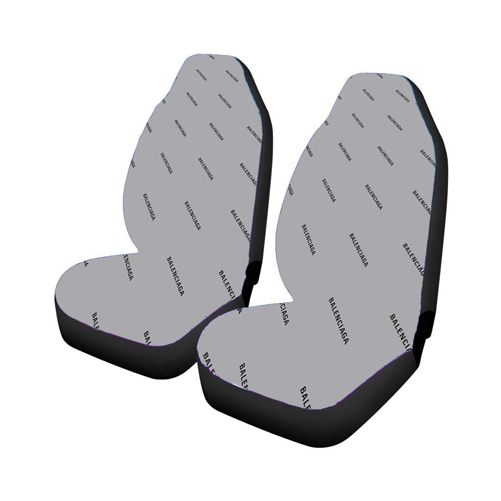 Balenciaga Grey Pattern car Seat Covers