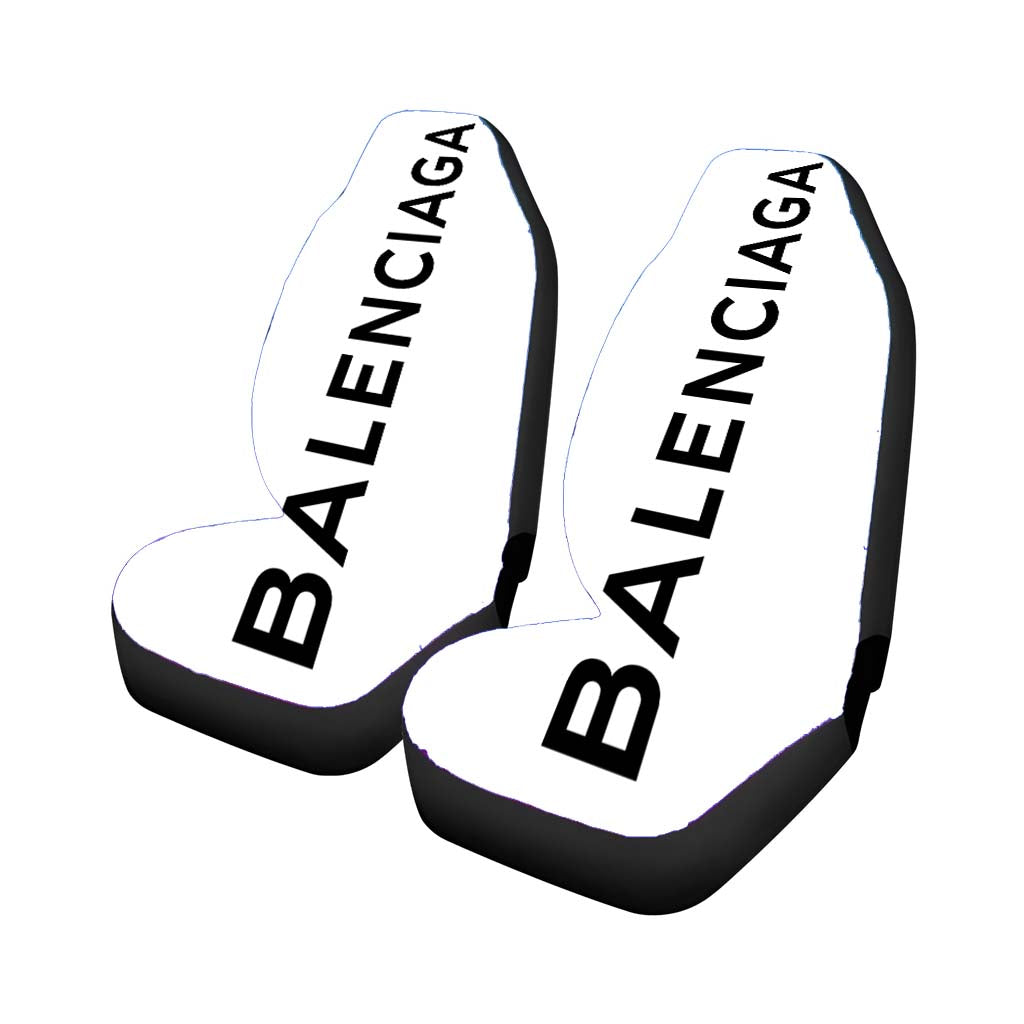 Balenciaga Logo White car Seat Covers