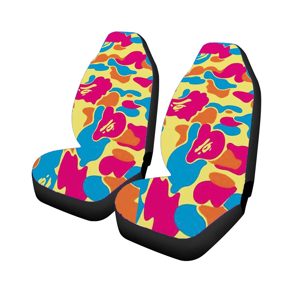 Bape Camo Candy car Seat Covers