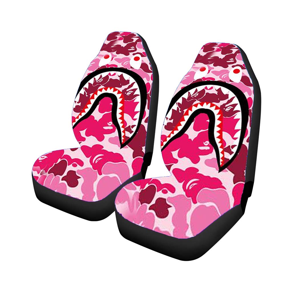 Bape Pink car Seat Covers