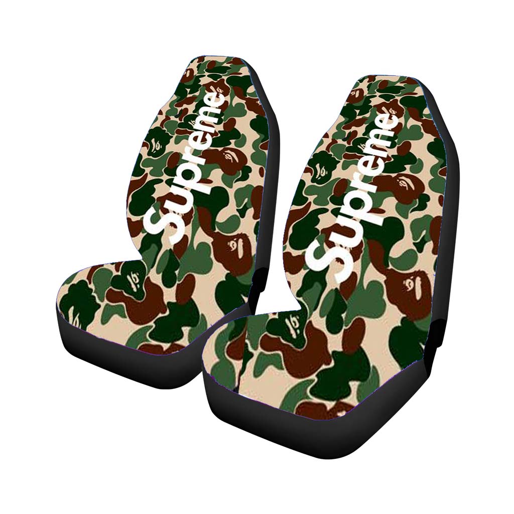 Bape X Suprem car Seat Covers