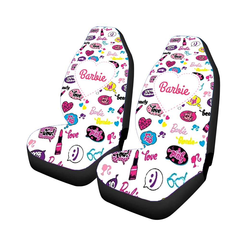 Barbie Doodle Pattern car Seat Covers