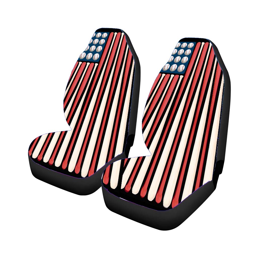 Baseball Bats & Balls car Seat Covers