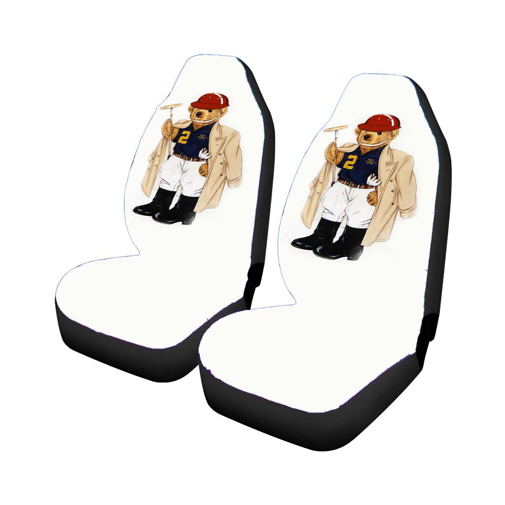 Baseball Ralp Polo Bear car Seat Covers