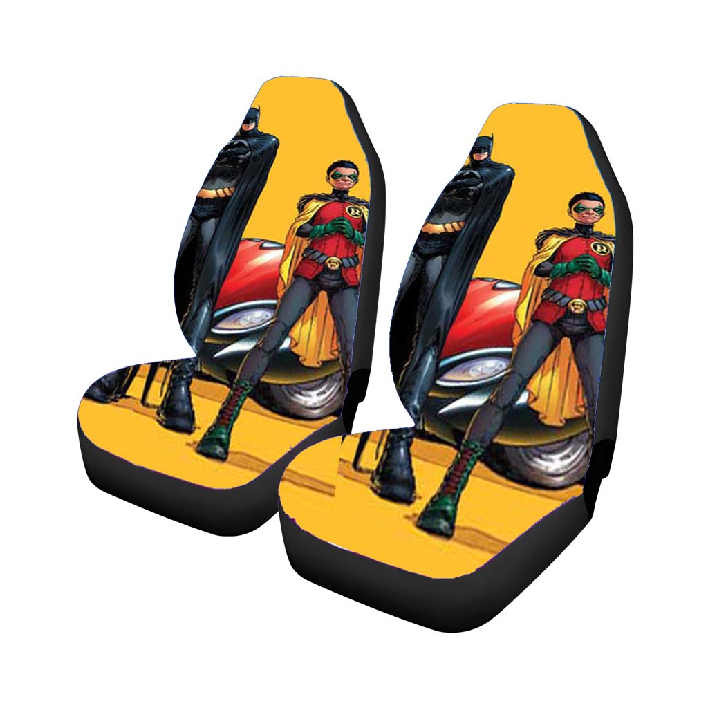 Batman And Robin Arms Crossed car Seat Covers