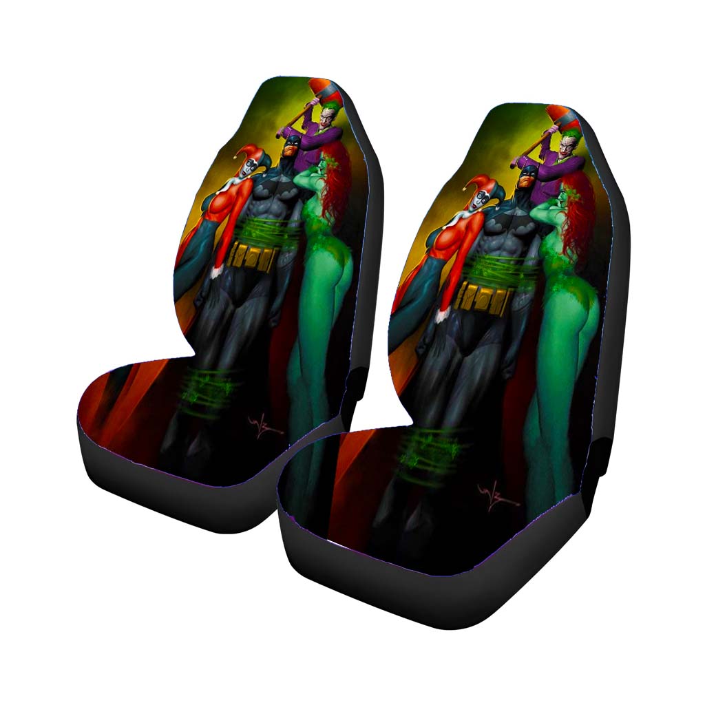 Batman And Sexy Villain car Seat Covers