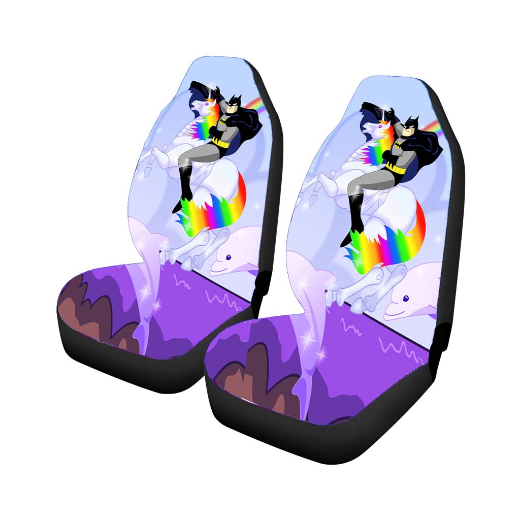 Batman And Unicorn car Seat Covers