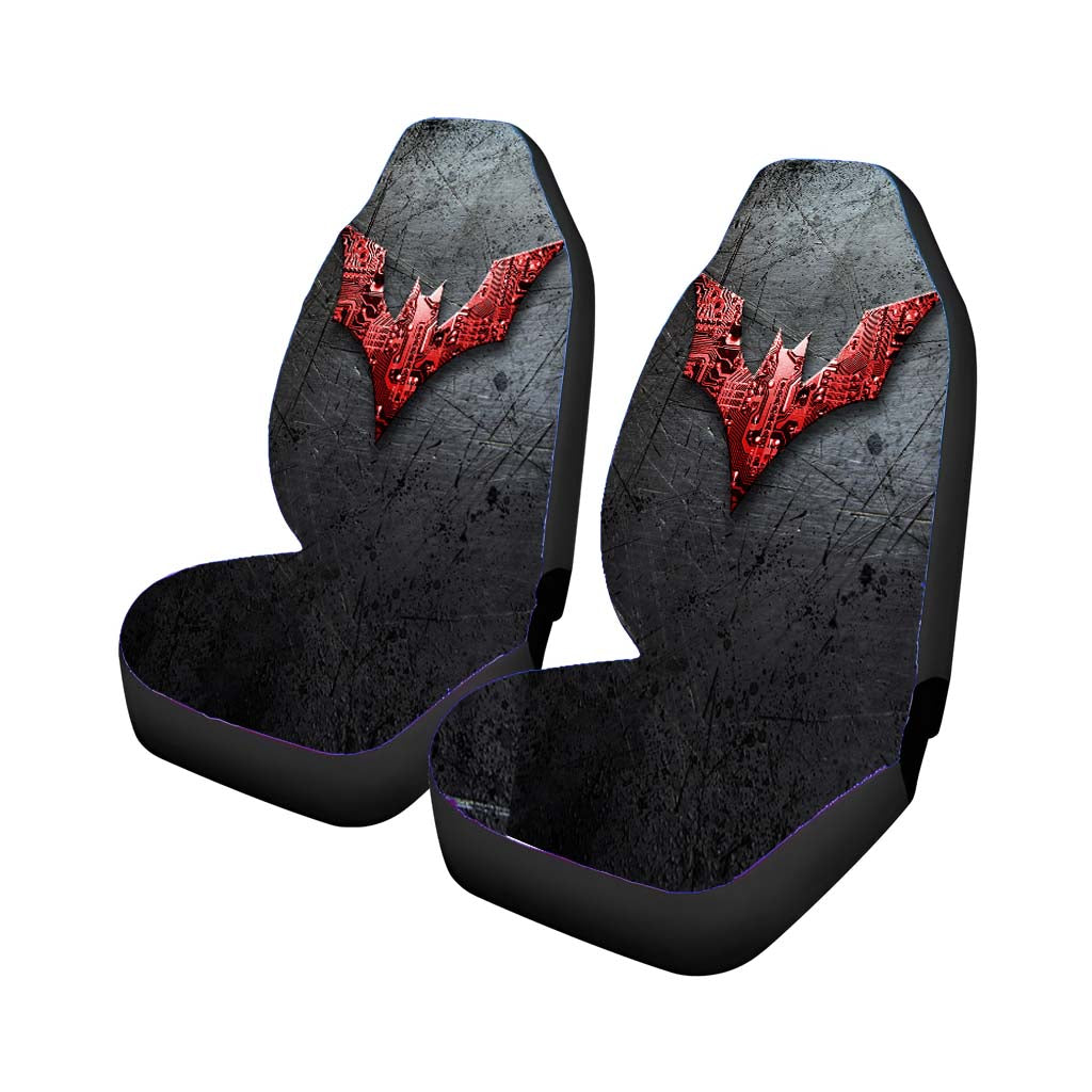 Batman Beyond Red Metal Logo car Seat Covers
