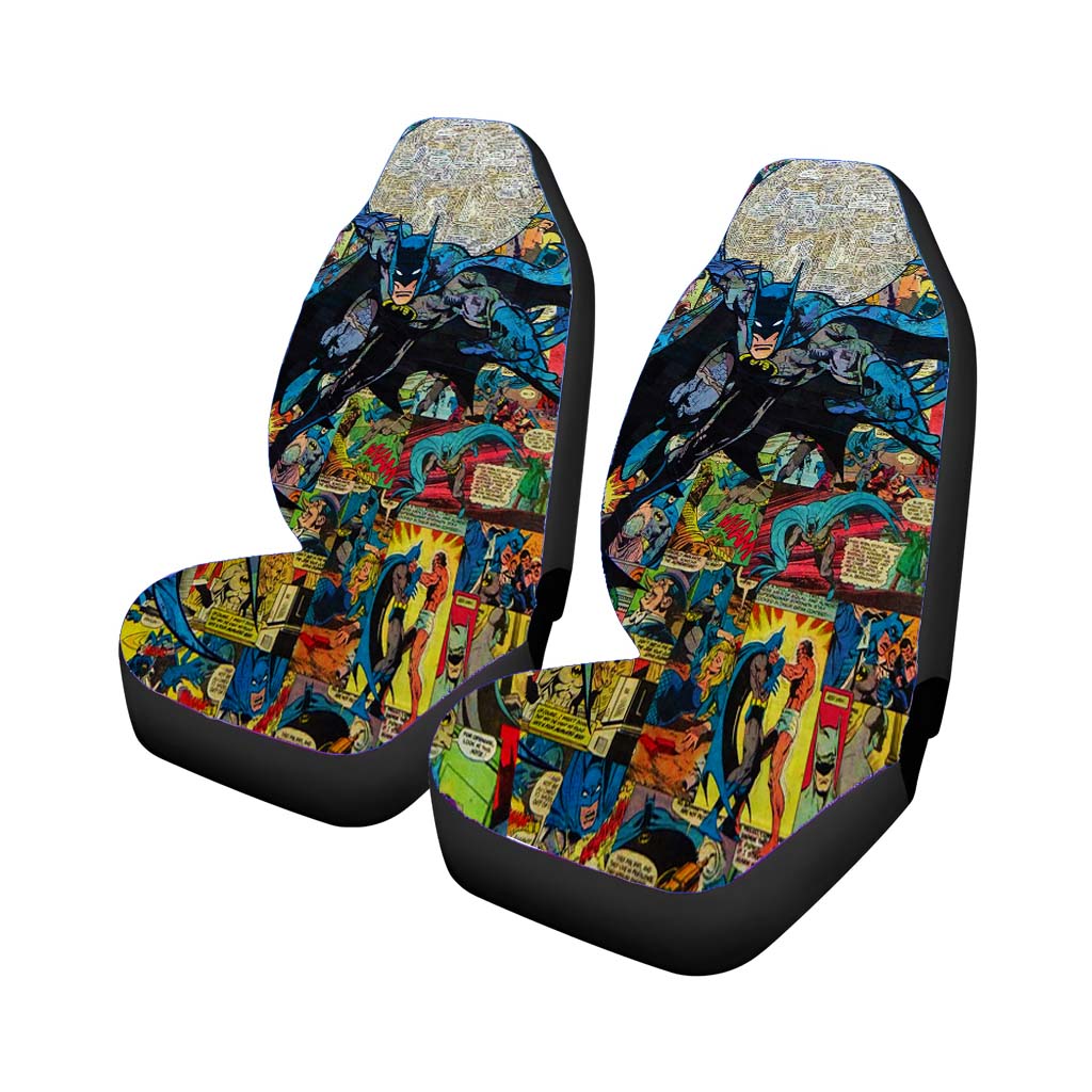 Batman Flying Comic car Seat Covers