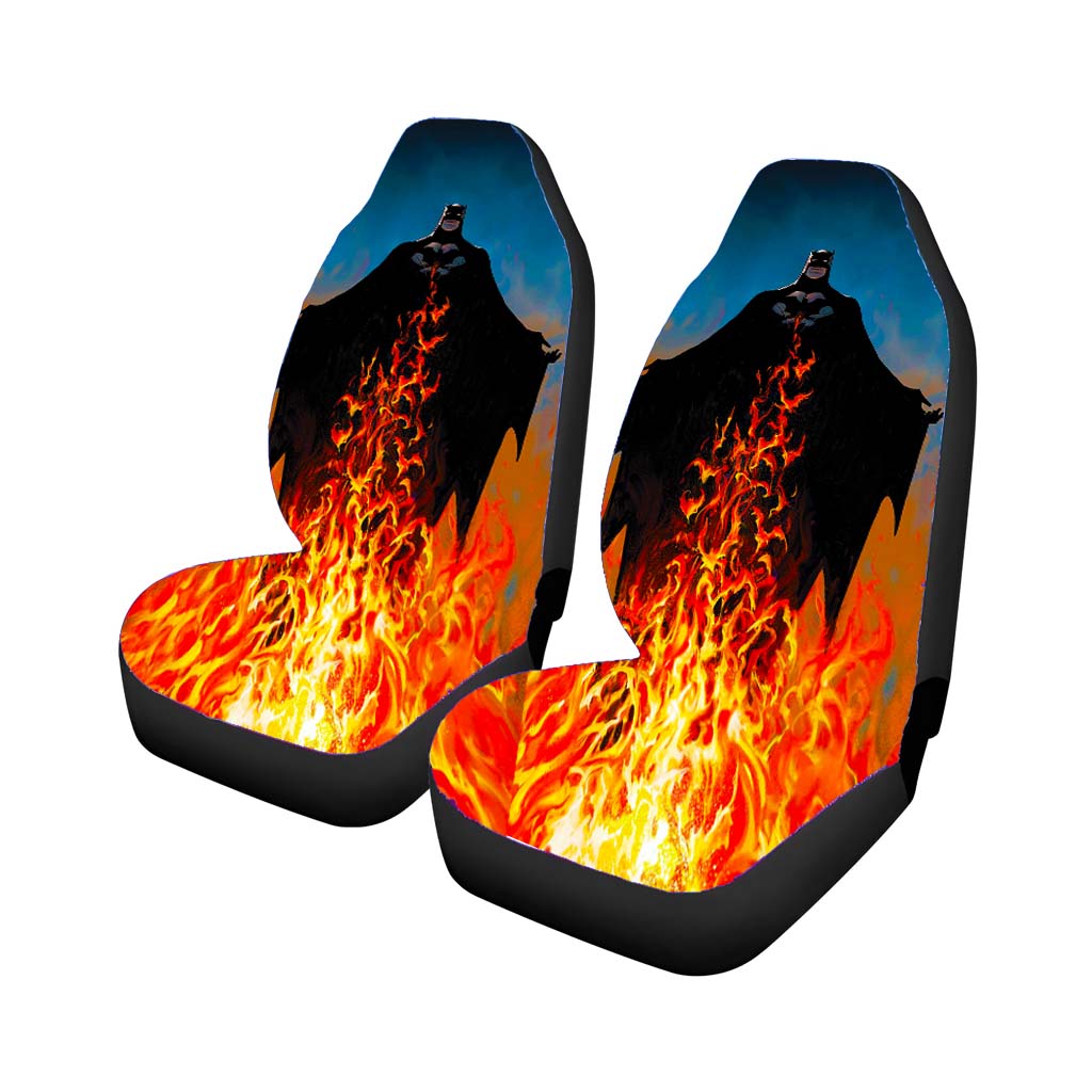 Batman In Flame car Seat Covers