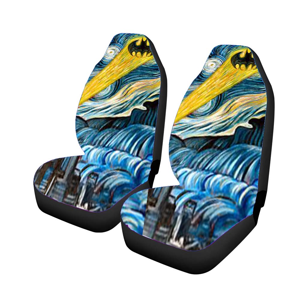 Batman Logo Starry Night car Seat Covers