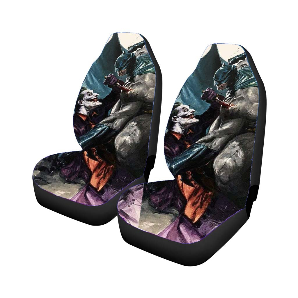 Batman Vs Joker Watercolor car Seat Covers