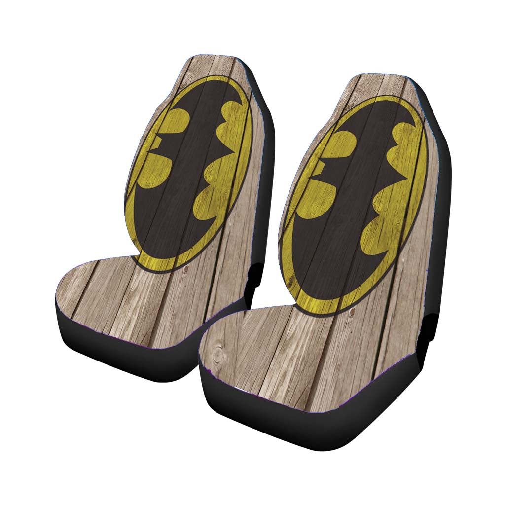 Batman Wood Logo car Seat Covers