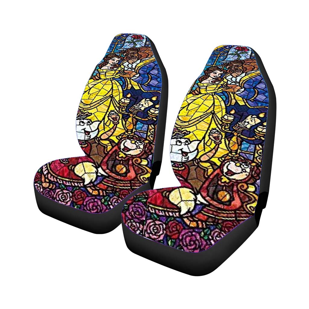 Beauty And The Beast Glass car Seat Covers