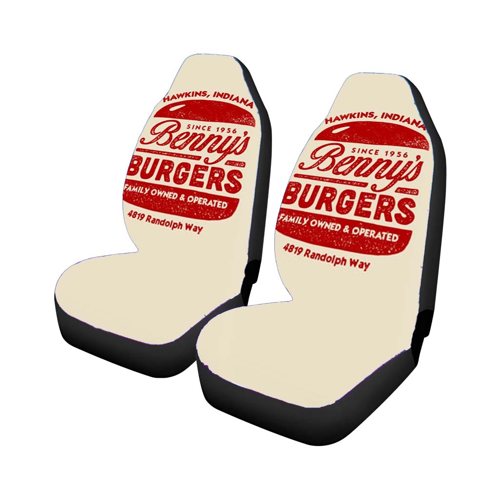 Benny'S Burgers car Seat Covers