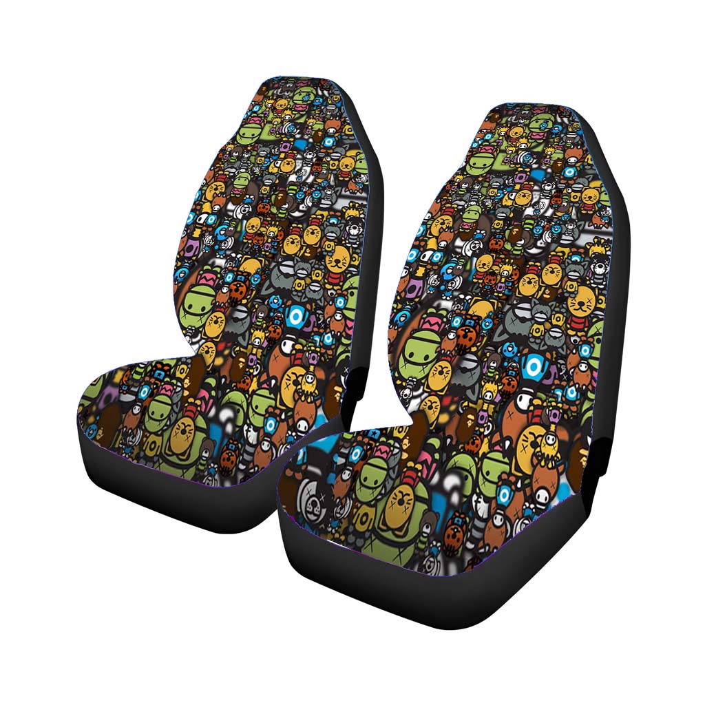 Best Bape Milo Pattern car Seat Covers