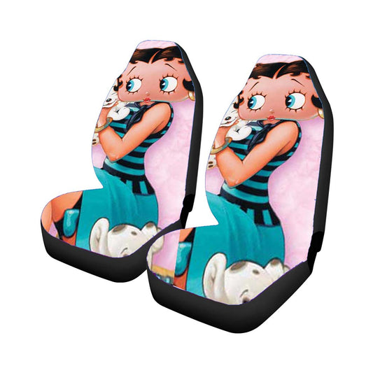 Betty Boop Holding Puppy Universal Fit Car Seat Covers